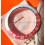 ROLEX RED BACK VINTAGE 70's PATINATED BEZEL INSERT FADED PEPSI RED BLUE GMT MASTER 1675,16750 WATCH INLAY PART