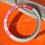 ROLEX RED BACK VINTAGE 70's PATINATED BEZEL INSERT FADED PEPSI RED BLUE GMT MASTER 1675,16750 WATCH INLAY PART