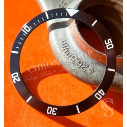 Yema New old of stock Original bezel insert black color 37mm silver divers vintages watches for sale