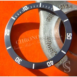Yema New old of stock Original bezel insert black color 37mm silver divers vintages watches for sale
