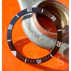 Yema New old of stock Original bezel insert black color 37mm silver divers vintages watches for sale