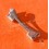 Watch part accessory 1x End piece endlink 19mm Stainless steel satined finish for sale