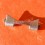 Watch part accessory 1x End piece endlink 19mm Stainless steel satined finish for sale