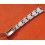 PARTIE VINTAGE 1968 BRACELET DAME 7204 RIVETS LADY OYSTER ACIER 13mm AVEC BOUCLE DEPLOYANTE FERMOIR