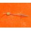Rare Genuine vintage watch part 70's Thin Ssteel Cubic seconds hand tritium 12mm for sale