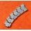 ★★ "BIG CROWN" PARTIAL RIVETS LINKS 7205 Rolex 70's Rivet 19mm band Daytona 6240, 6241, 6263, 6262, 6240 ★★