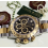 Rolex Aiguille fine heures Luminova Montres Daytona Cosmograph or jaune et bitons 16528,16523,16518,16513 Cal 4030