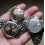 Rolex Rare set 2 x aiguilles Tritium heures,minutes Montres vintages Datejust 36mm 1600,1601,1603,1607,1625,1630 Cal 1570