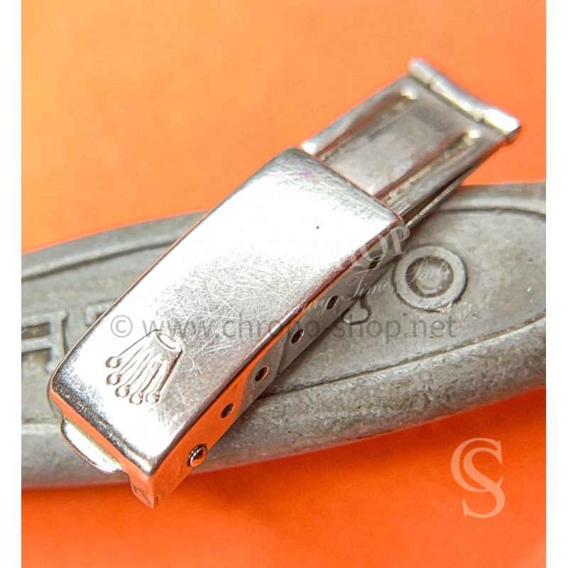 Rolex 1971 Vintage Lady Women's Lock Folding Clasp Stainless Steel Steel Folding Clasp 7824,6251D,6252D 9mm