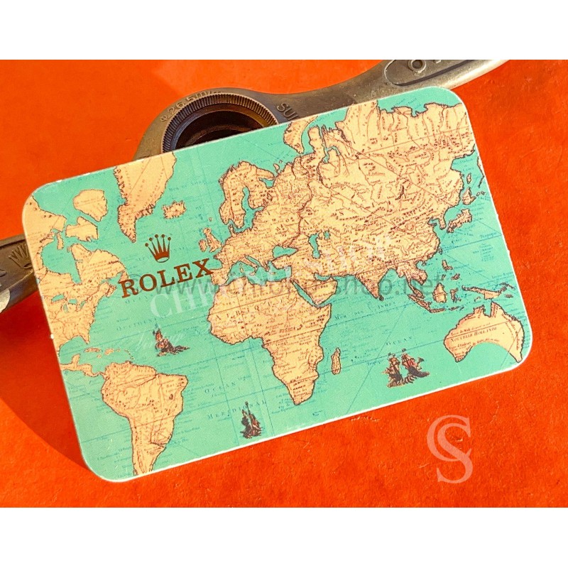 Rolex Goodie accessorie vintage Pocket Map...