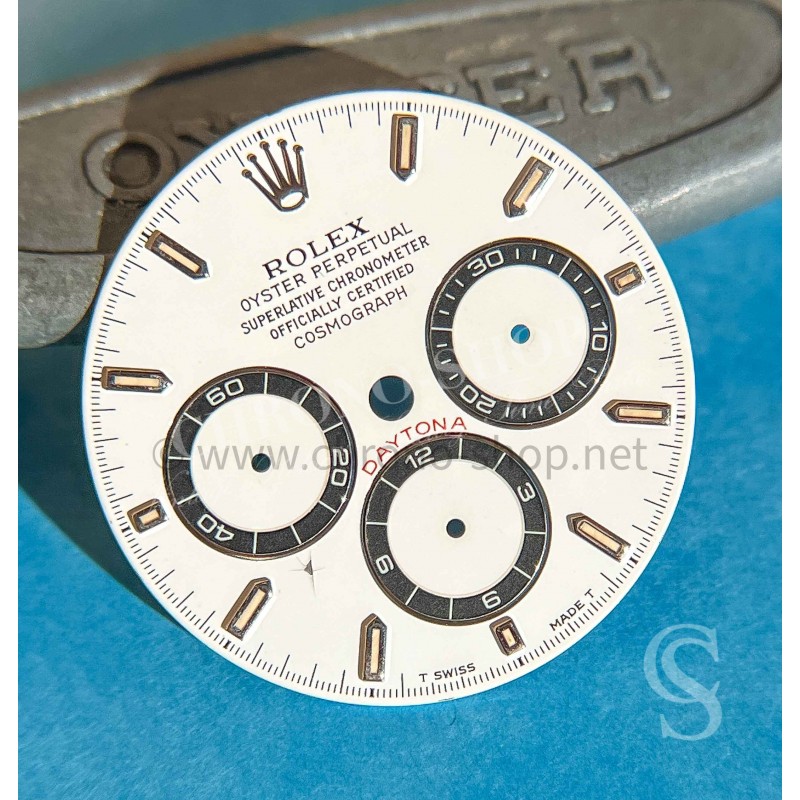 ♛ Rolex Vintage Tritium White Daytona Cosmograph Watch Dial Mk IV Zenith 16520 cal 4030 El Primero ♛