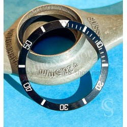 ROLEX SERVICE WATCH LUMINOVA BLACK BEZEL INSERT, INLAY SUBMARINER 6538,5513,5512,1680 SEA-DWELLER 1665, DRSD INSERT