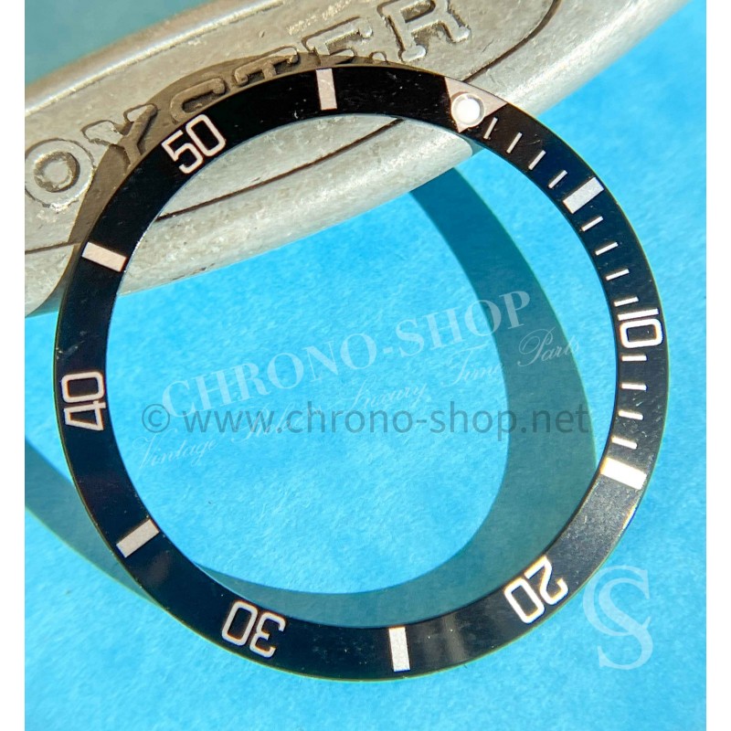 ROLEX SERVICE WATCH LUMINOVA BLACK BEZEL INSERT, INLAY SUBMARINER 6538,5513,5512,1680 SEA-DWELLER 1665, DRSD INSERT