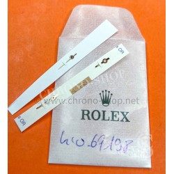 ROLEX Oyster Perpetual Medium 26mm Zeiger Luminova Batons Yellow Hands Ref 410-67198,67193