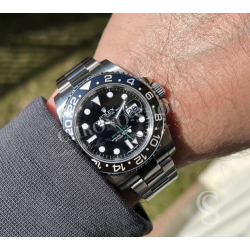 Rolex Original GMT Hands 116710LN Cal 3186 Green 24H Luminous Green Glow New condition ref 410-116710