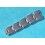 PARTIE VINTAGE 1968 BRACELET DAME 7204 MAILLONS RIVETS LADY OYSTER ACIER 13mm