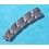 PARTIE VINTAGE 1968 BRACELET DAME 7204 MAILLONS RIVETS LADY OYSTER ACIER 13mm