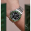 Rolex Fat four Kermit Submariner date 16610 LV Rare collectible bezel faded insert inlay
