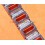 Accessoire Montres horlogerie Vintage Rare 70's Bracelet 17mm Elastique Ressorts Rowi fixoflex Made in Germany