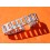 Accessoire Montres horlogerie Vintage Rare 70's Bracelet 17mm Elastique Ressorts Rowi fixoflex Made in Germany