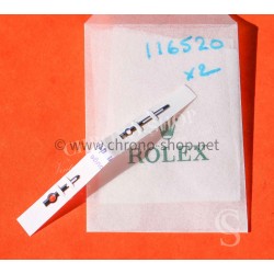 Rolex Aiguilles heures minutes Or blanc luminova 410-116520 montres Rolex Daytona 116509,116519,116520,116528 Cal 4130
