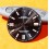 Rolex Amazing Genuine bright black Watch Dial Part Chromalight Blue lume Rolex Oyster Perpetual 124300 Cal 3230 watch 41mm