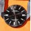 Rolex Amazing Genuine bright black Watch Dial Part Chromalight Blue lume Rolex Oyster Perpetual 124300 Cal 3230 watch 41mm