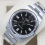 Rolex Amazing Genuine bright black Watch Dial Part Chromalight Blue lume Rolex Oyster Perpetual 124300 Cal 3230 watch 41mm