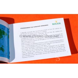 Rolex Vintage Genuine 2000 Rolex Explorer I & II Watches Owners Manual Colorful Booklet Manual French Instructions 14270,16570