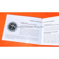 Rolex Vintage Genuine 2000 Rolex Explorer I & II Watches Owners Manual Colorful Booklet Manual French Instructions 14270,16570
