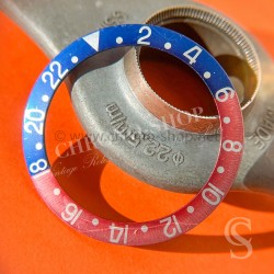 Rolex Pepsi Bezel Insert Faded Pink red Atlantic Blue colors original Vintage GMT Master 1675,16750,6542