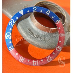 Rolex Pepsi Bezel Insert Faded Pink red Atlantic Blue colors original Vintage GMT Master 1675,16750,6542