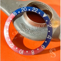 Rolex Pepsi Bezel Insert Faded Pink red Atlantic Blue colors original Vintage GMT Master 1675,16750,6542