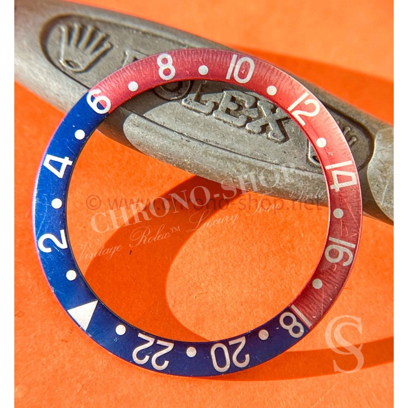 Rolex Pepsi Bezel Insert Faded Pink red Atlantic Blue colors original Vintage GMT Master 1675,16750,6542 Rolex Pepsi Bezel Insert Faded Pink red Atlantic Blue colors original Vintage GMT Master 1675,16750,6542
