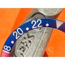 Rolex Pepsi Bezel Insert Faded Pink red Atlantic Blue colors original Vintage GMT Master 1675,16750,6542