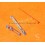 Yema Meangraf 61006 set aiguilles de Mouvement mécanique 17 rubis 140-1 acier de Montres de rallye sport vintage ref 61006