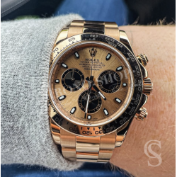 Rolex Set Aiguilles or rose Everose luminova Montres Rolex Cosmograph Daytona ref 116505,116515