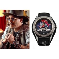 BRACELET BOUCLIER RIVETS BUND PAUL NEWMAN MONTRES HORWEEN SHELL CUIR CORDOVAN ULTRA FIN 20mm CHOCOLAT