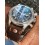 RARE BRACELET A RIVETS 21mm VINTAGE BUND MONTRES PAUL NEWMAN ERIC CLAPTON HORWEEN SHELL CUIR CORDOVAN MARRON