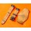Handcrafted Genuine watch Bund bracelet 21mm Eric Clapton Horween Shell Cordovan Leather Watch Band rivits strap chocolate color