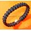 Hermes Genuine Survival strap Leather Black Calfskin Kid Bracelet  Braided strap Clou de Selle Medium size