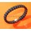 Hermès Authentique Bracelet de survie Cuir Noir Bracelet tressé cuir homme bracelet kid clou de selle cordon