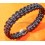 Hermes Genuine Survival strap Leather Black Calfskin Kid Bracelet  Braided strap Clou de Selle Medium size