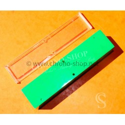 Rolex Rare Watchmakers green oblong plastic Storage tools spares, accessories, movements Genuine Collector Case storage box