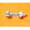 Watch part accessory 1x End piece P448 endlink 14mm Stainless steel sandblasted finish for sale