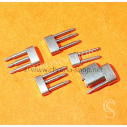 ROLEX Fourniture horlogère lot maillons bracelets montres type oyster acier 904L brut à restaurer, assembler