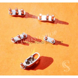 Rolex Watch part lot of various dismantled Rolex steel oyster links satin finish steel 904L for to restore or repair