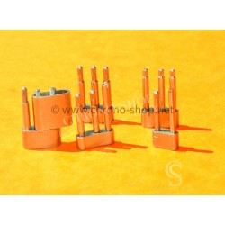 ROLEX Fourniture horlogère lot maillons bracelets montres type oyster acier 904L brut à restaurer, assembler