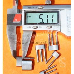 ROLEX Fourniture horlogère lot maillons bracelets montres type oyster acier 904L brut à restaurer, assembler