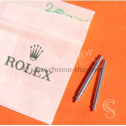 Genuine Rolex moderns 2x Oyster bracelet Ssteel pumps springbars 20mm Submariner,Seadweller,GMT,Datejust